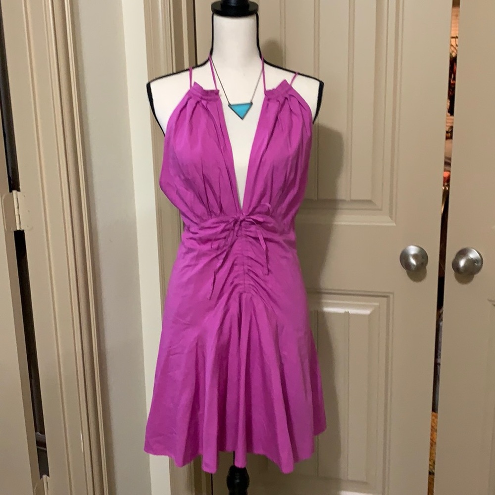 Free People Pink Halter Dress